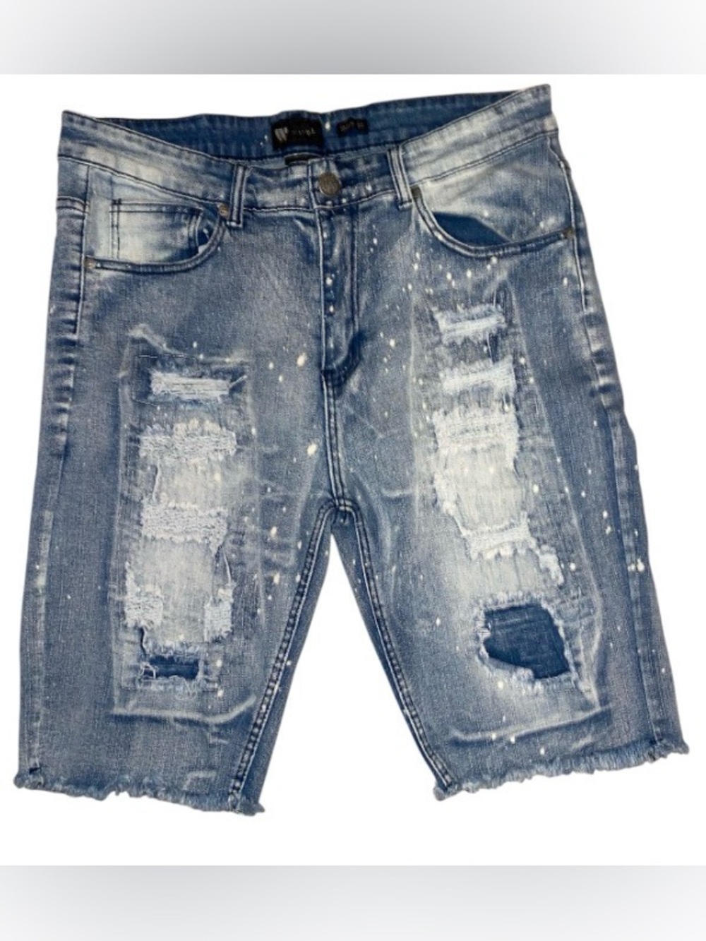 Waimea men’s jeans shorts with distress size 34 skinny fit - Picture 3 of 5